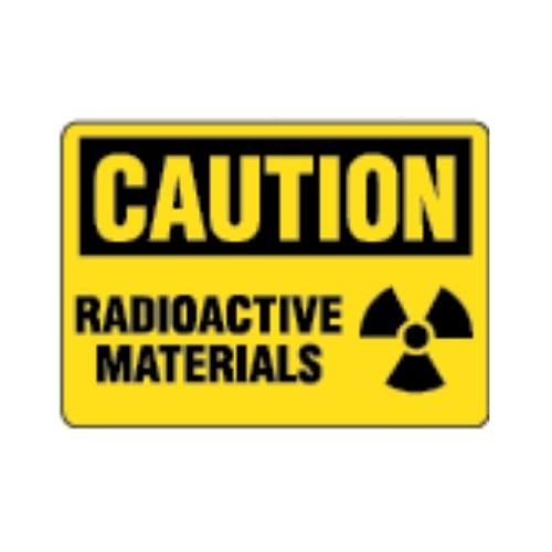 OHSA Safety Sign | Caution Radioactive materials I INCOM SS2014 INCOM