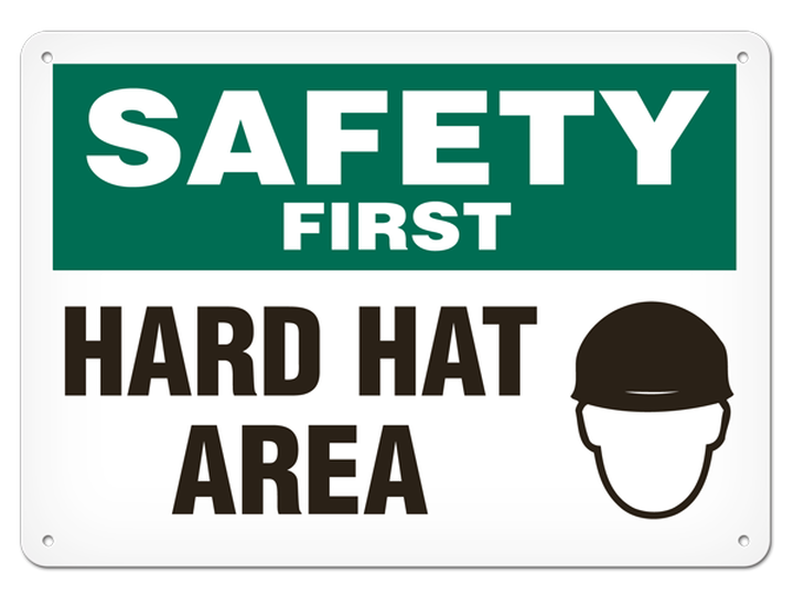 OSHA Safety Sign | Safety Hard Hat  | INCOM SS5010V, SS5010A, SS5010P, SC5010V, SC5010A, SC5010P, S…