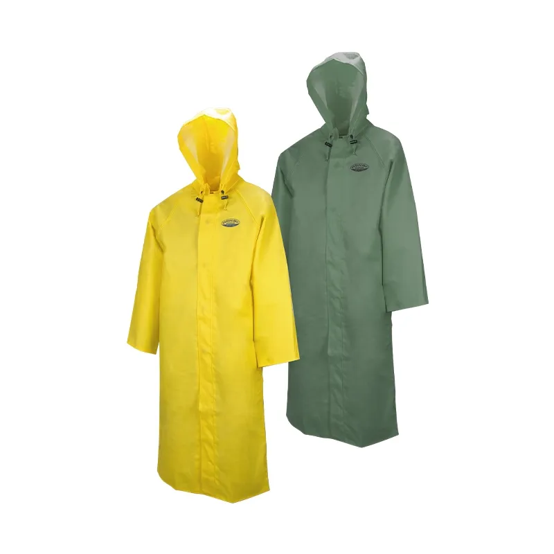 851 Hurricane Long Rain Coat with Detachable Hood R814 PIO WASIP