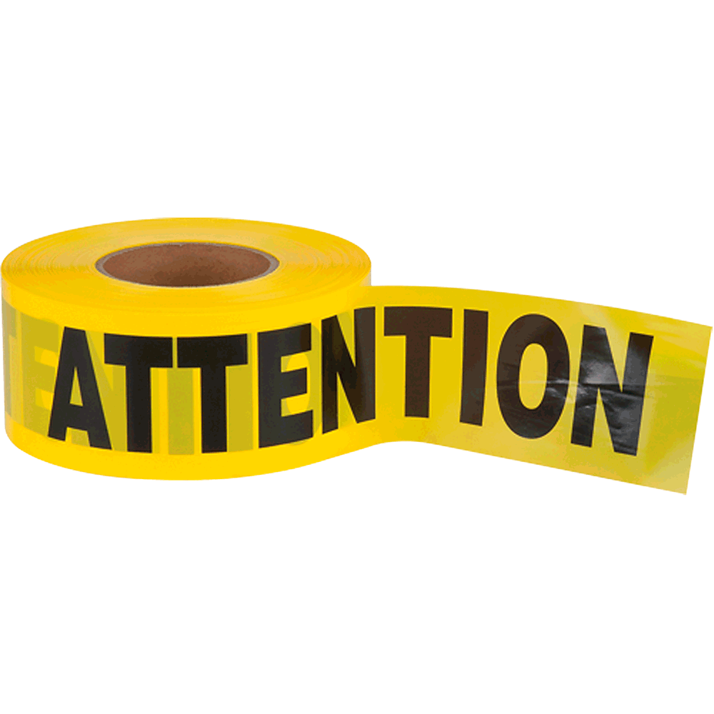 Barricade Warning Tape ATTENTION | Pioneer 387PQ Pioneer