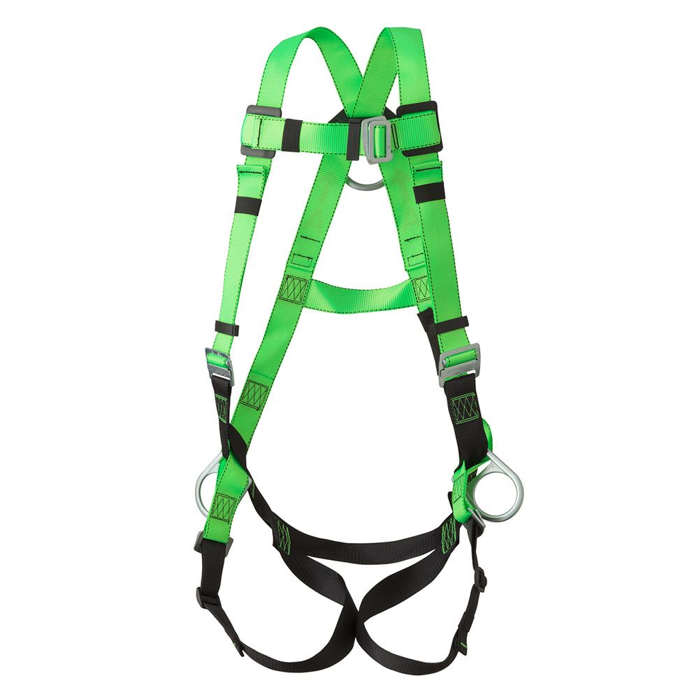 Hi-Vis Full Body Contractor Harness | 3D, Class AP | PeakWorks FBH-10000B Peakworks