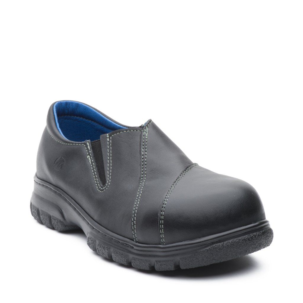 Maddy Women's Slip-On Leather Safety Boot | Metal-Free | Mellow Walk 481128 Mellow Walk
