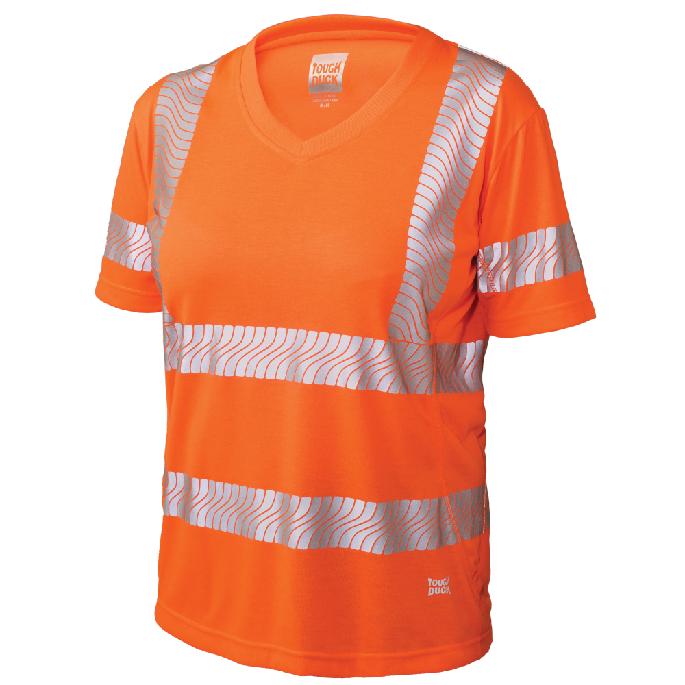 Women's Polyester Jersey Short Sleeve Safety T-Shirt ST23 Tough Duck/Work King
