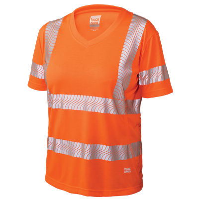 Women's Polyester Jersey Short Sleeve Safety T-Shirt ST23 Tough Duck/Work King