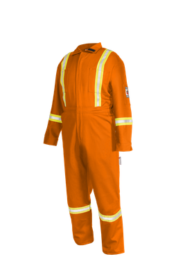 Premium Hi-Vis FR Safety Coverall | Protecting  U WR-FR-ORG/ROY Protecting U
