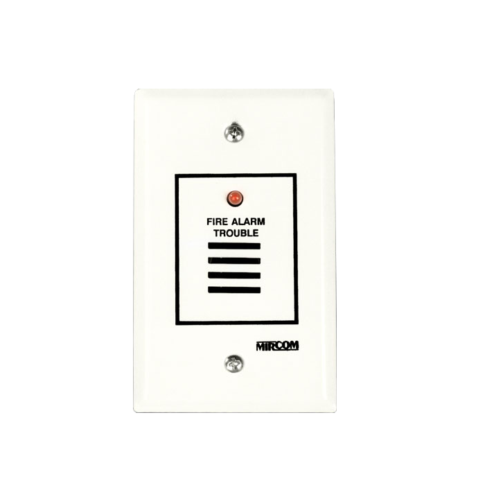 Mircom FA-100 Remote Trouble Indicator RTI1 RS Steel