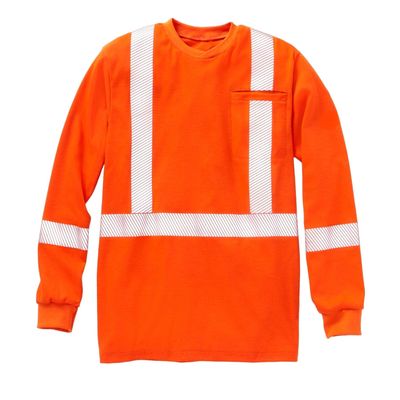 FR Hi Vis Orange T-Shirt with CSA Segmented FR0310OH Rasco FR