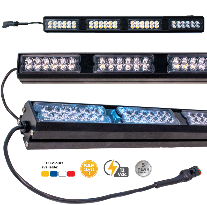 Titan Blue Fleet Warning Stick - +LED 57924-B/57936-B/57948-B/57972-B SWS