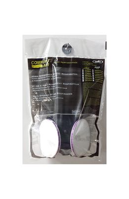 Comfort-Air 400 Low Maintenance Half Mask with Diskit P100 Complete - Elastomeric - Display Bag 15R…
