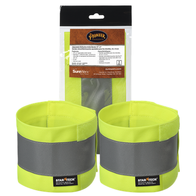Adjustable Reflective Ankle Bands 18" x 4" - pair | Pioneer 143A   Safety Supplies Canada