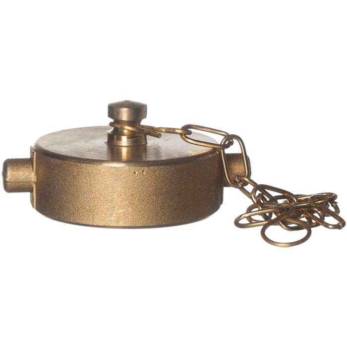 1-1/2" NPSH Threaded Cap with Chain 1500B RS Steel