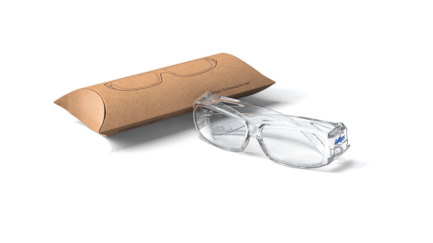 X-pect 2400 Cover Spectacles - Clear 3717410 Draeger