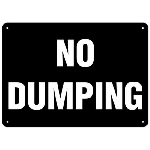 OSHA Safety Sign | No Dumping | INCOM SS5078 INCOM