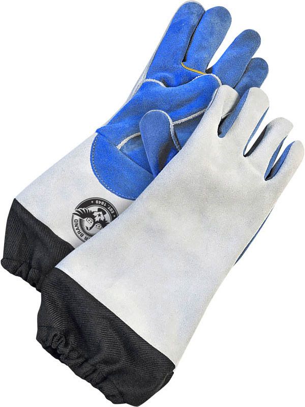 Welding Glove Split Leather Lined Fleece w/ CarbonX Knit Wri 64-9-666B-KW-P Bob Dale Gloves