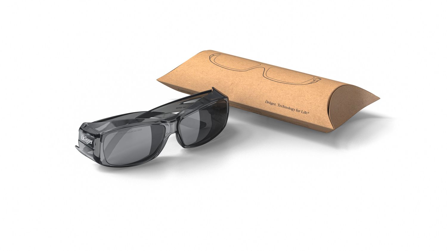 X-pect 2420 Cover Spectacles - Smoke 3717411 Draeger