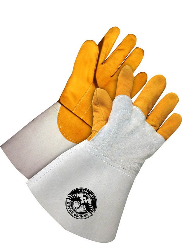 Welding Glove TIG Grain Deerskin Back Hand Patch Left Hand L 64-9-1145 Bob Dale Gloves