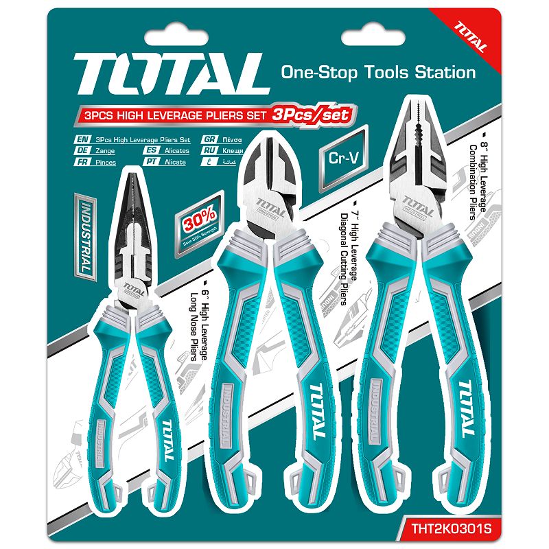 3pcs High Leverage Pliers THT2K0301S Total Tools Canada