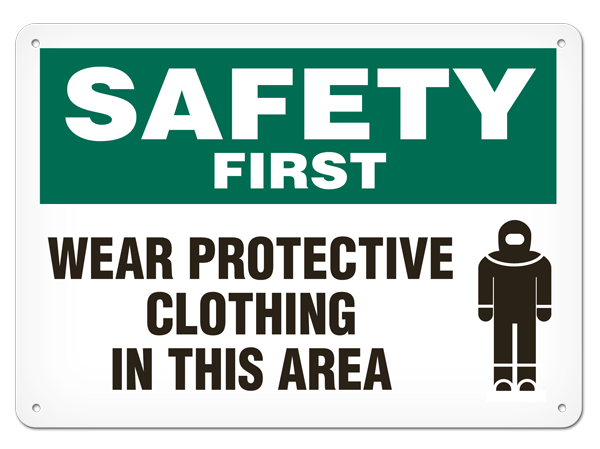 OSHA Safety Sign | Safety Wear Cloth  | INCOM SS5016V, SS5016A, SS5016P, SC5016V, SC5016A, SC5016P,…