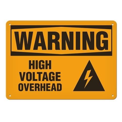 OSHA Safety Sign | Warning Voltage Over | INCOM SS3042V, SS3042A, SS3042P, SC3042V, SC3042A, SC3042…
