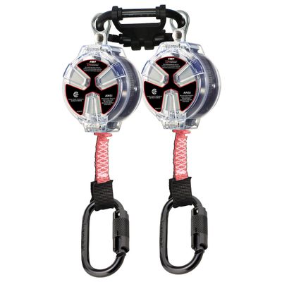 Dynamic? Double Leg Web Self-Retracting Lifeline CSA Class - Triple Action Carabiner - 6' (1.8m)
