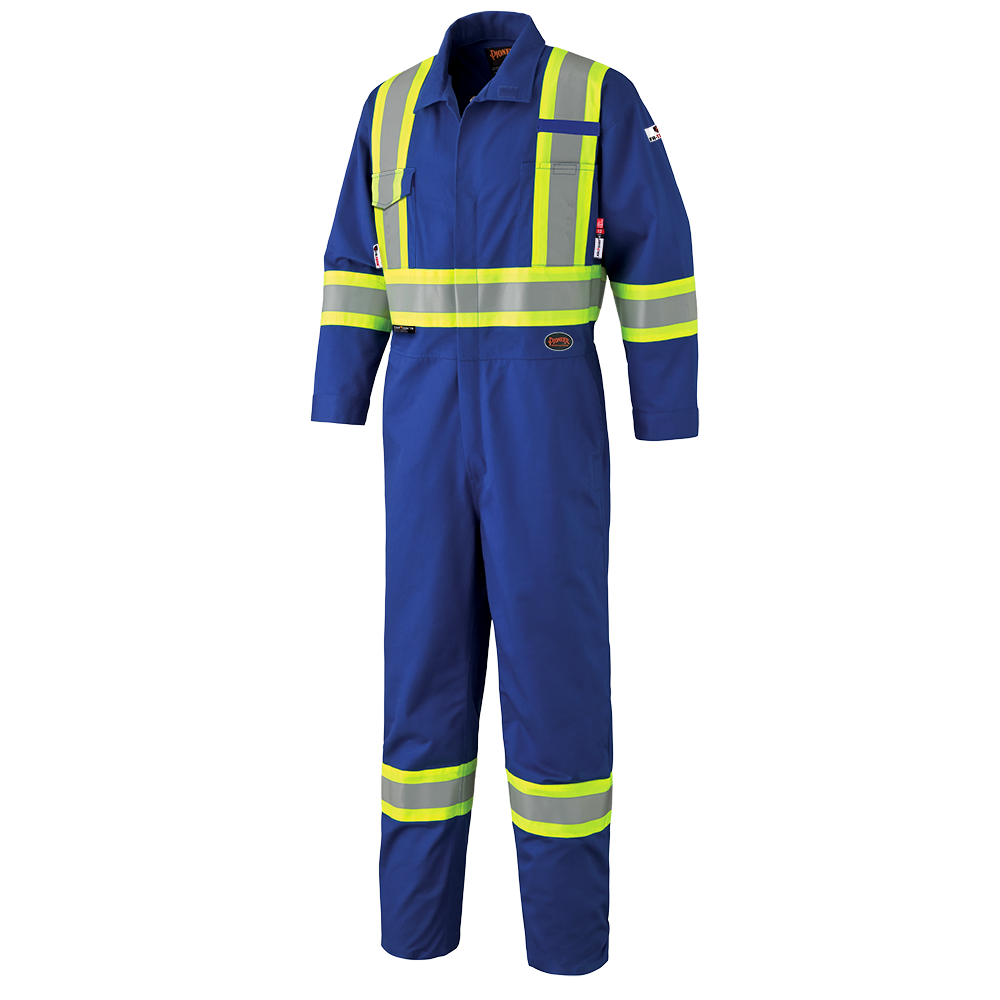 FR-Tech Flame Resistant 7 oz Hi-Viz Safety Coverall | Pioneer 7704/7704T Pioneer