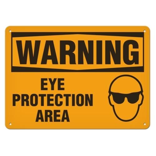 OSHA Safety Sign | Warning Eye Protect Area  | INCOM SS3015V, SS3015A, SS3015P, SC3015V, SC3015A, S…