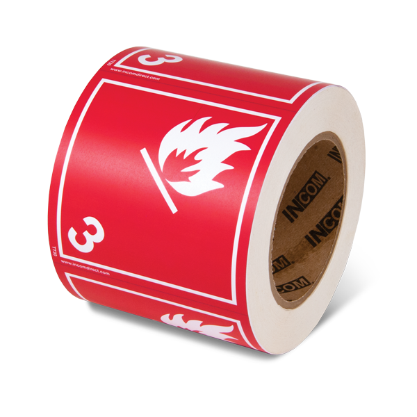 Class 3 TDG Label - Flammable Liquids TT30 INCOM