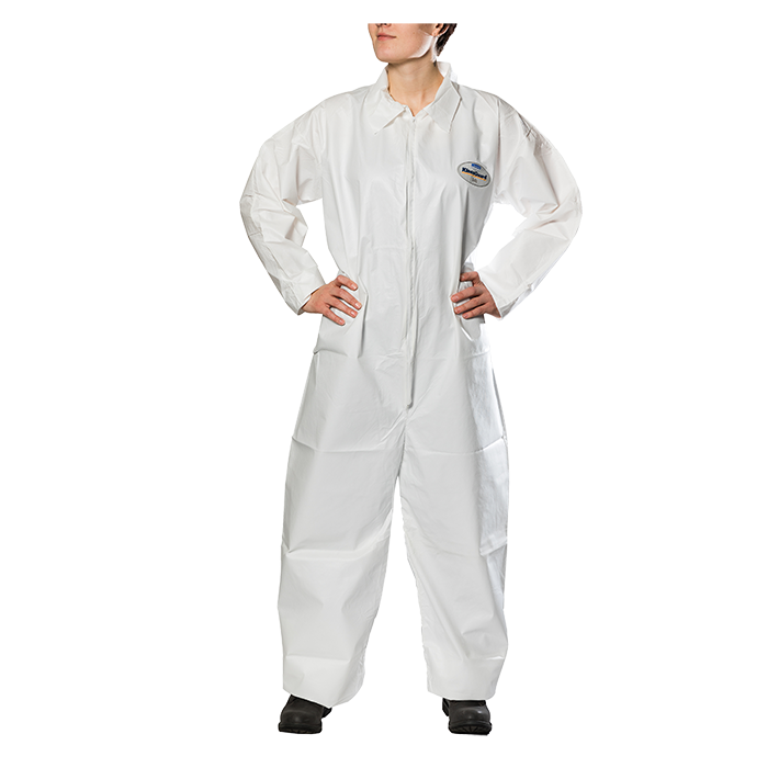 TYVEK Protective Disposable Coverall - White 555L/555XXL RS Steel