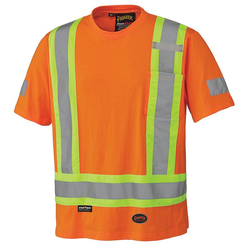 Hi-Vis 100% Cotton Safety T-Shirt  | Pioneer 6978/6980/6976 Pioneer