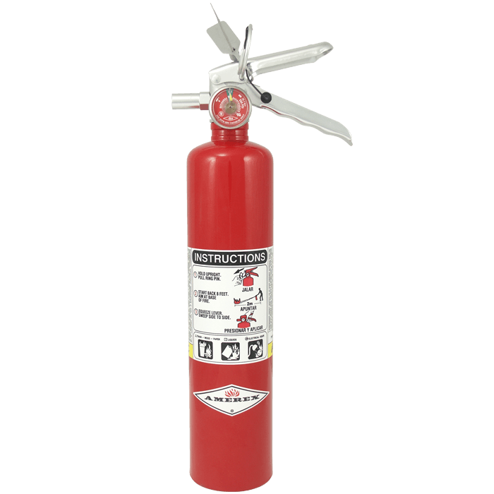 Amerex ABC Multi-Purpose Extinguishers with Vehicle Bracket/Wall Hanger B417TX/B402TX/B500TX/B417TX…