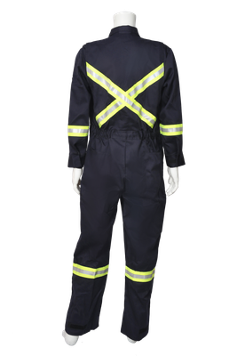 Striped Coveralls - 9 oz. Westex by Milliken Flame Resistant Fabric - 88% Ctn 40579 Viking