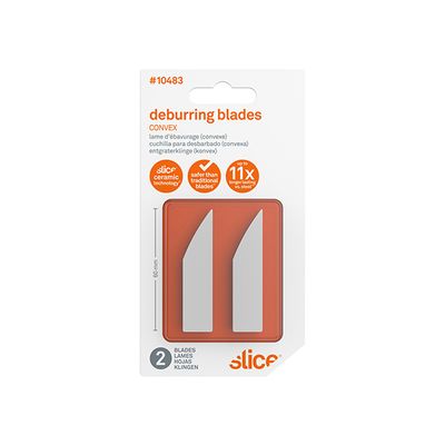 Slice? Deburring Blades, Convex ? 2/Pack Blade Replacements ? Compatible With #2110482