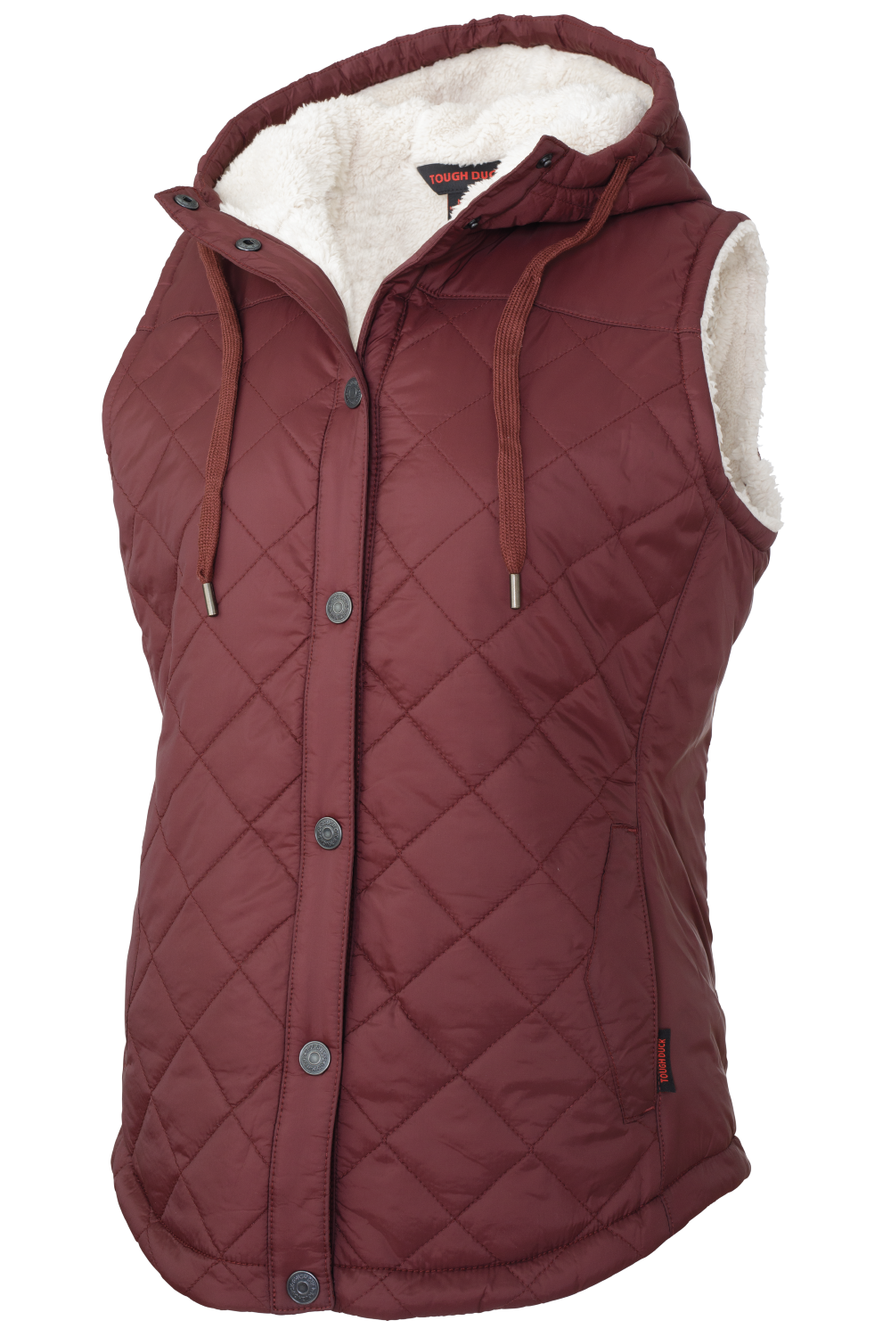 Women's Quilted Sherpa Lined Vest |  Tough Duck WV10 Tough Duck/Work King