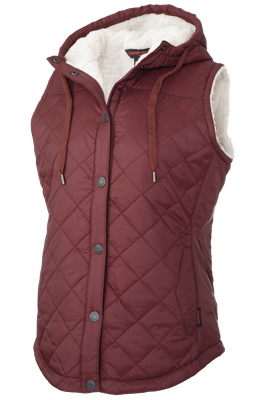 Women's Quilted Sherpa Lined Vest |  Tough Duck WV10 Tough Duck/Work King