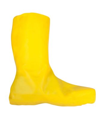 12'' Latex Chemical Boot Cover Yellow Waterproof Work Boot Cover D97591 -17 Dunlop