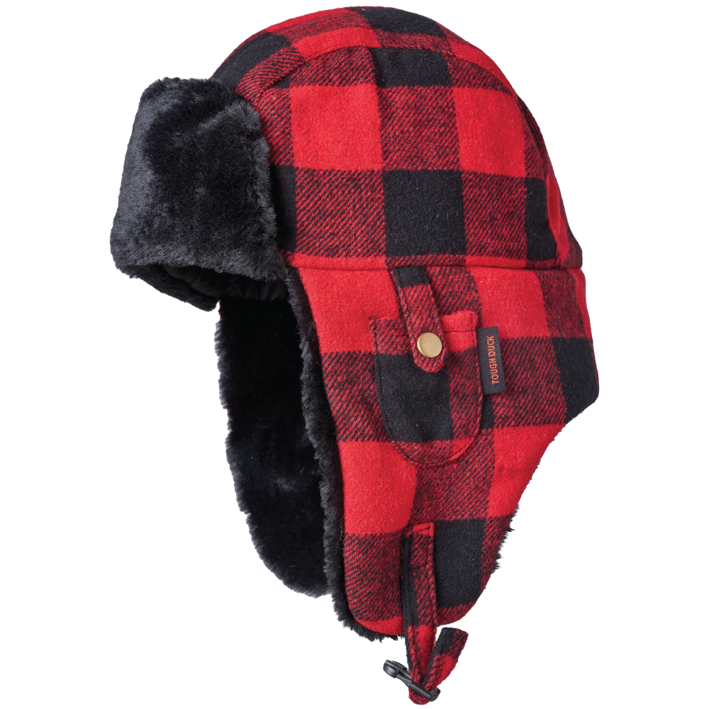 Buffalo Check Aviator Hat WA67 Tough Duck/Work King