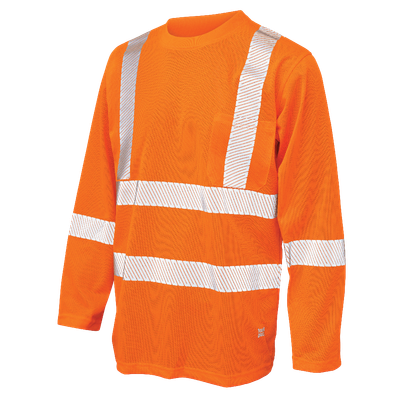 Micro Mesh Long-Sleeve Safety T-Shirt with Pocket ST08 Tough Duck/Work King