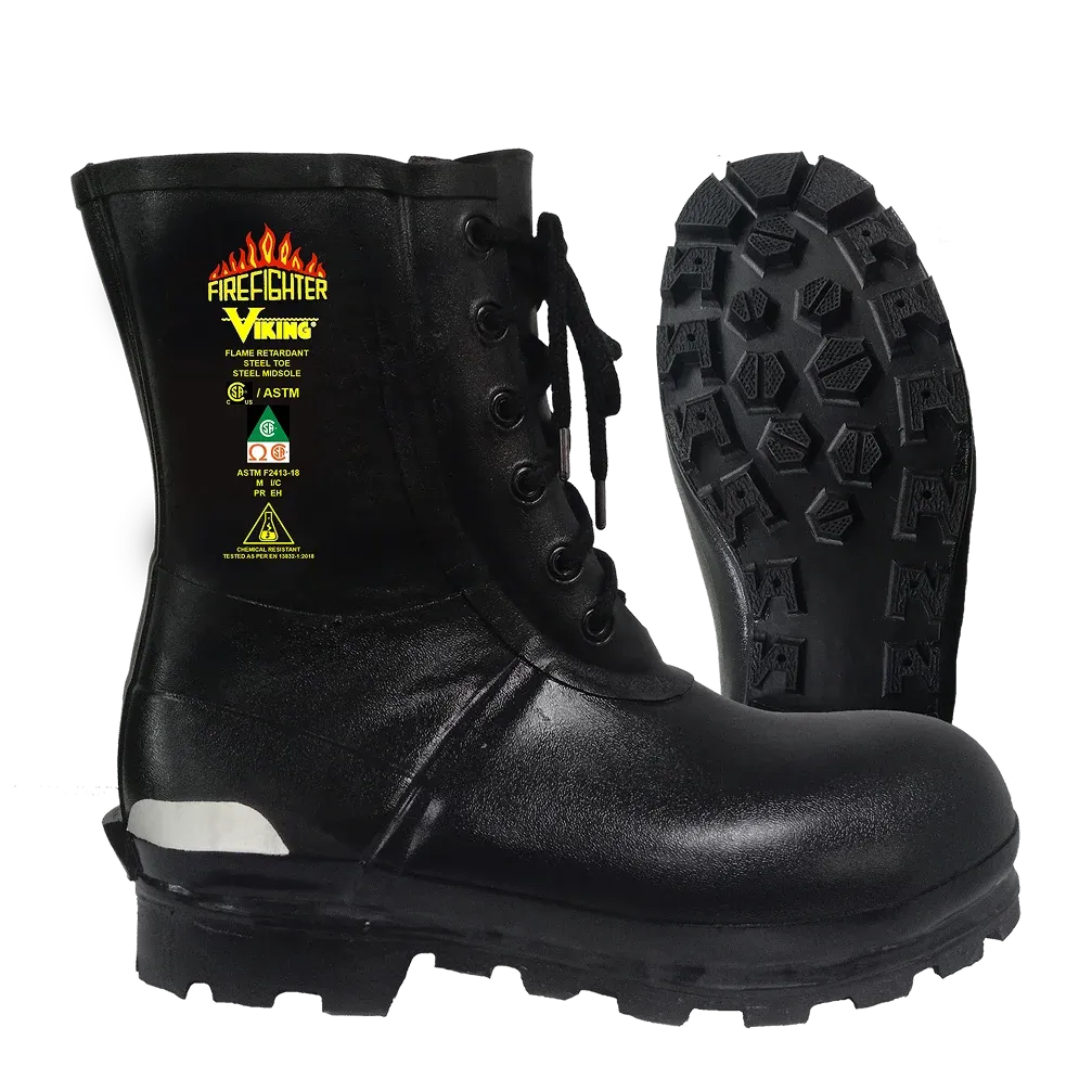Viking Firefighter Felt Lined Boots VW93 Viking