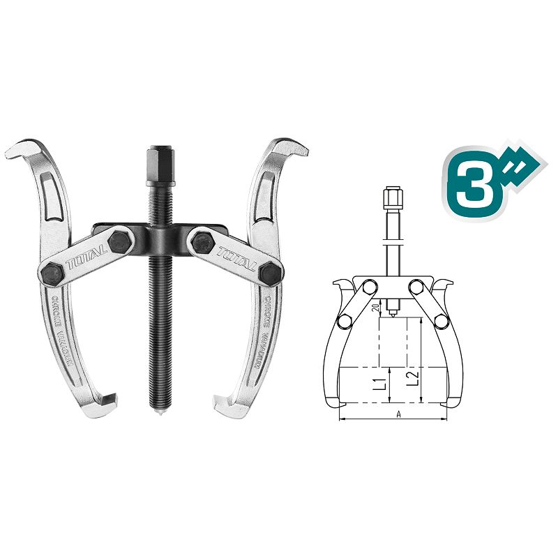 Two Jaws Puller (Heavy Duty)