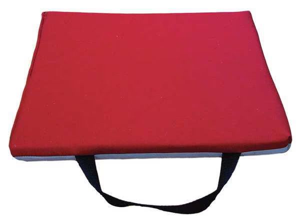 IMPACTO Comfort Mat - Fire Retardant Fabric and Suede Leather Cover 12"x24" 979-11 Impacto
