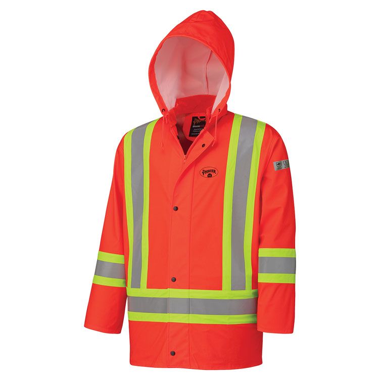 FR Hi-Vis 4-Way Stretch Waterproof Rain Jacket | Pioneer 5892/5894/5894BK Pioneer