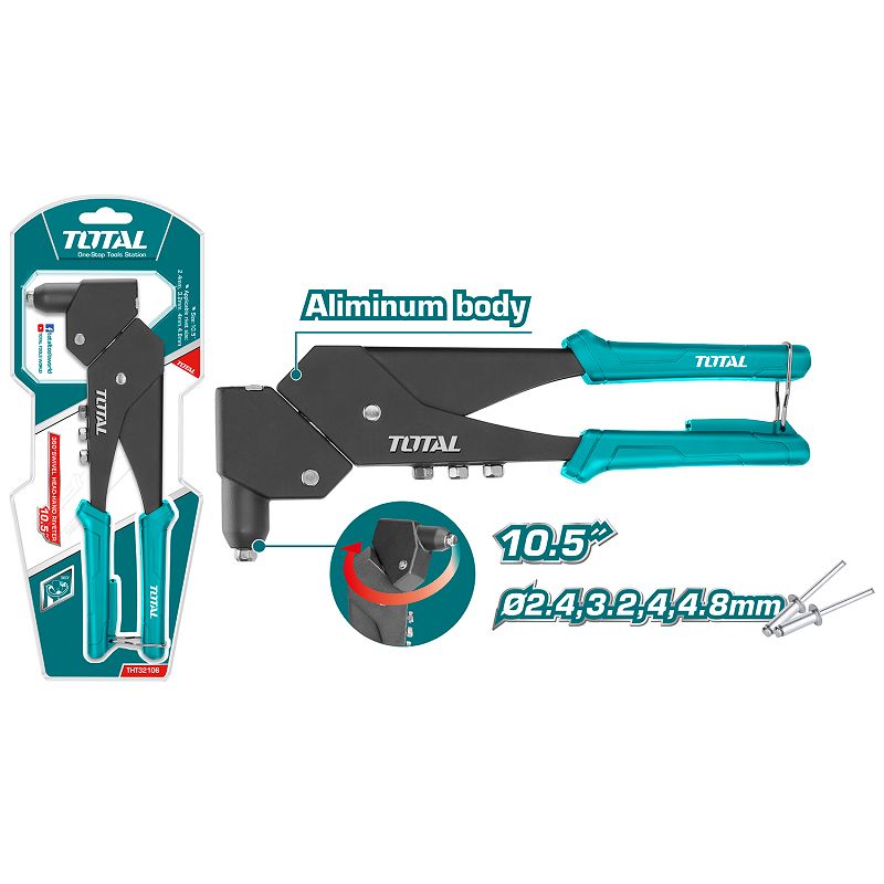 360'swivel Head-Hand Riveter THT32106 Total Tools Canada