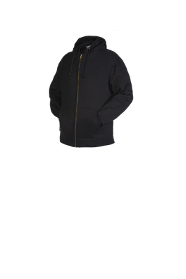 Black FR Full Zip Hoodie | Hood Attached | Protecting U PU-FR-FZAH   Safety Supplies Canada