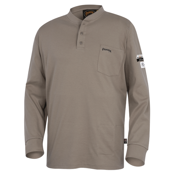 100% Cotton FR Interlock 7 oz. Henley Shirts | Pioneer 331/332 Pioneer
