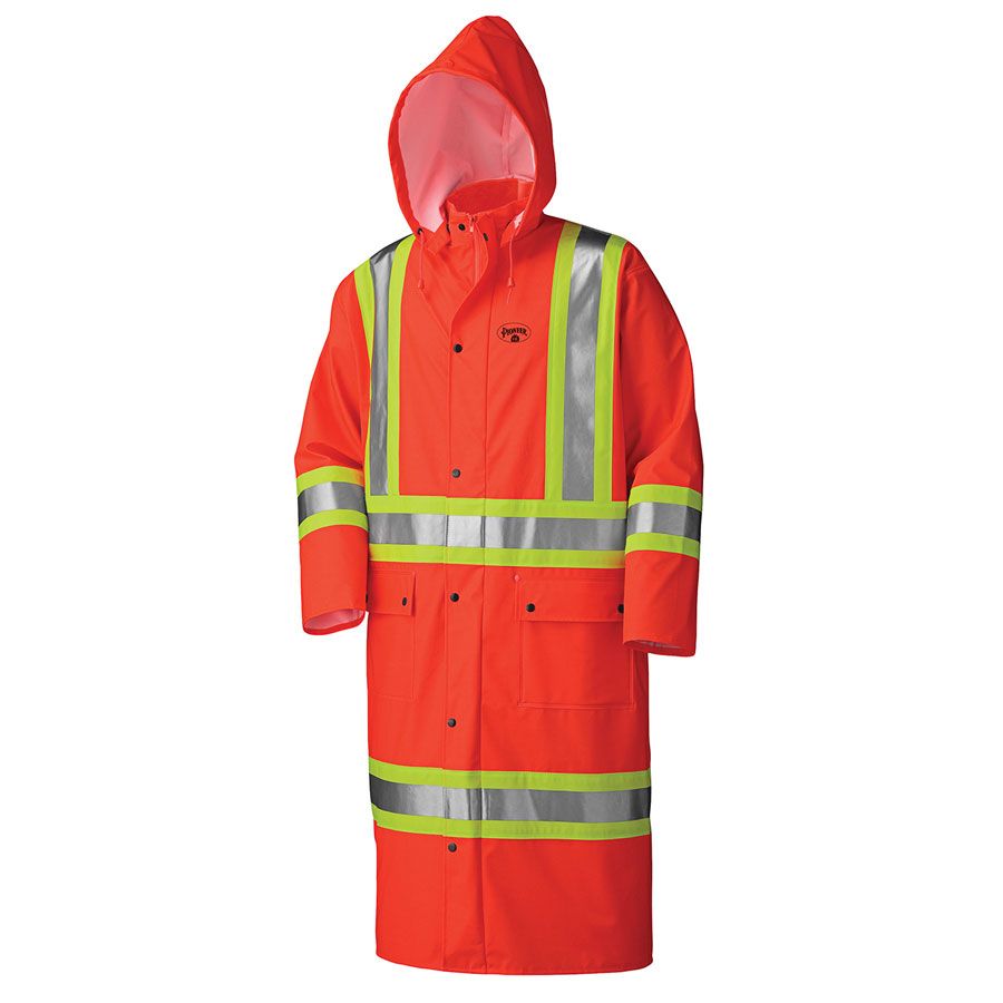 Hi-Vis Long Stretch Waterproof Coat | FR | Pioneer 5896/5897 Pioneer