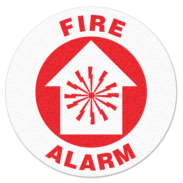 FIRE ALARM - Floor Sign FS1009V INCOM