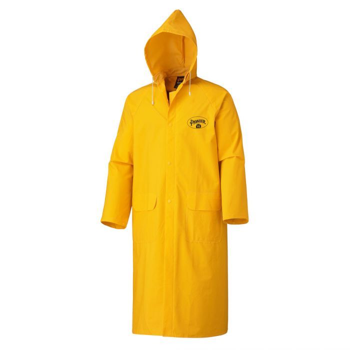 Extra Long 48 Inch Flame Resistant Rain Coat | FR | Pioneer 580 Pioneer