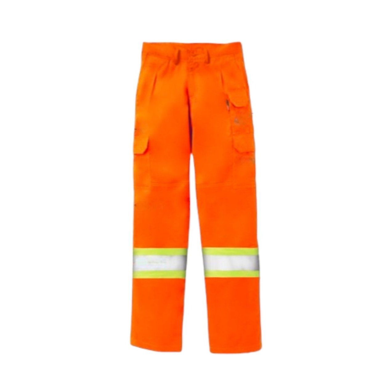 FR Hi Vis 88/12 Orange Cargo Pants with 4" Reflective Trim FR9005COH Rasco FR