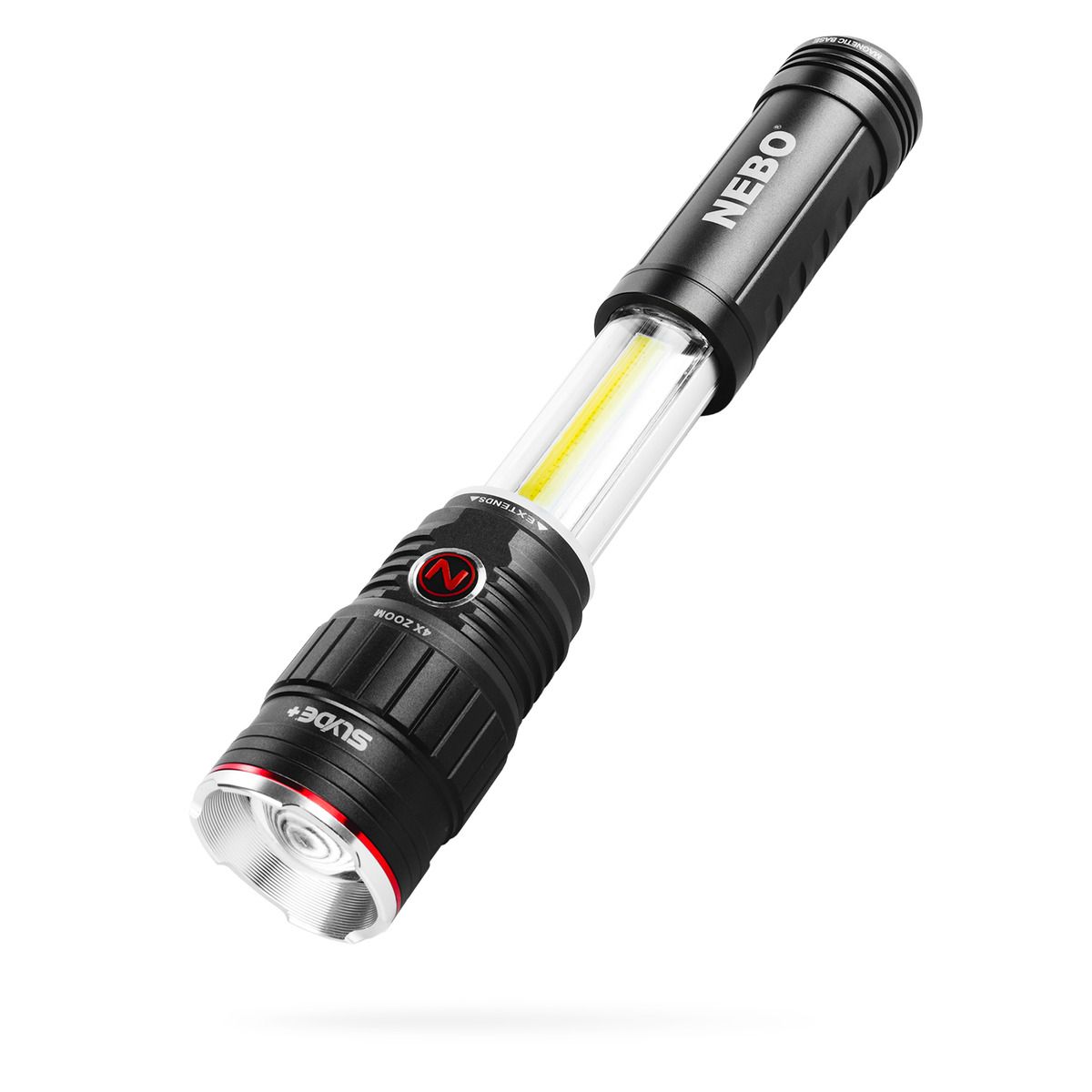 SLYDE+ (2nd Gen) 2-in-1 Sliding 400 Lumen LED Flashlight and Work Light Perfect for Any Job | Nebo …