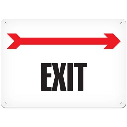 OSHA Safety Sign | Exit ------->  | INCOM SS5090 INCOM
